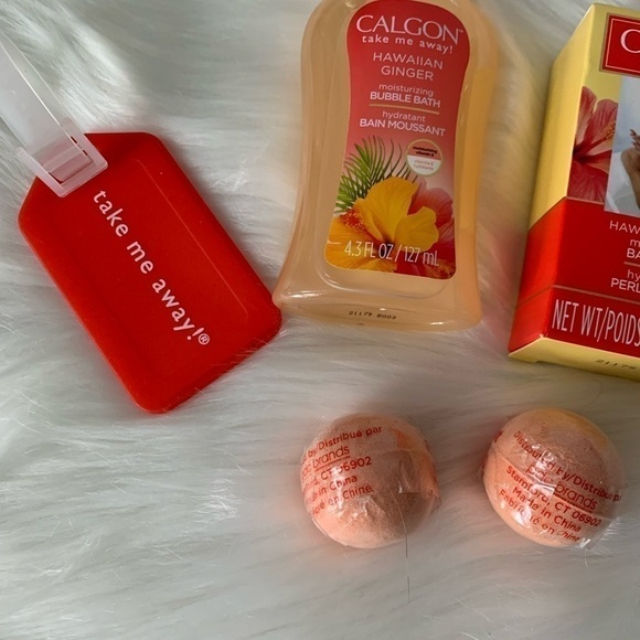 Calgon Hawaiian Ginger Bath Set  NWT - Picture 3 of 3